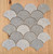 New Grey Marble Fish Scale Mosaic 