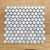 Carrara Look Porcelain penny Round Tile 28mm