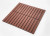 Textured Chestnut Concave Kit Kat Mosaic Tile