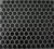  Black Hexagonal Mosaic Tile 23mm - Gloss Finish