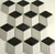 48x48mm Cube Mixed Gloss Porcelain Mosaic