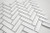  White Herringbone Mosaic 72x22mm - Matt Finish