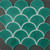 Green Craquele Fish Scale Mosaic