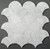 Carrara Marble Fan Shape Mosaic