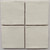 Sample of Barcelona Matt White Wall Tile - 100x100mm