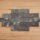 Sample of Venice Aged Charcoal Tile -