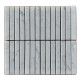 Carrara Marble Honed Kit Kat Mosaic Tile