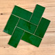 Barcelona Traditional Green Gloss Tile 150x75mm