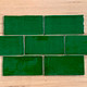  Barcelona Traditional Green Subway Tile 150x75mm - Sold per box