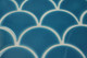 Blue Craquele Fish Scale Mosaic 