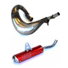 GAS GAS MC85 2021-2024 EXHAUST PIPE & RED SILENCER HGS 