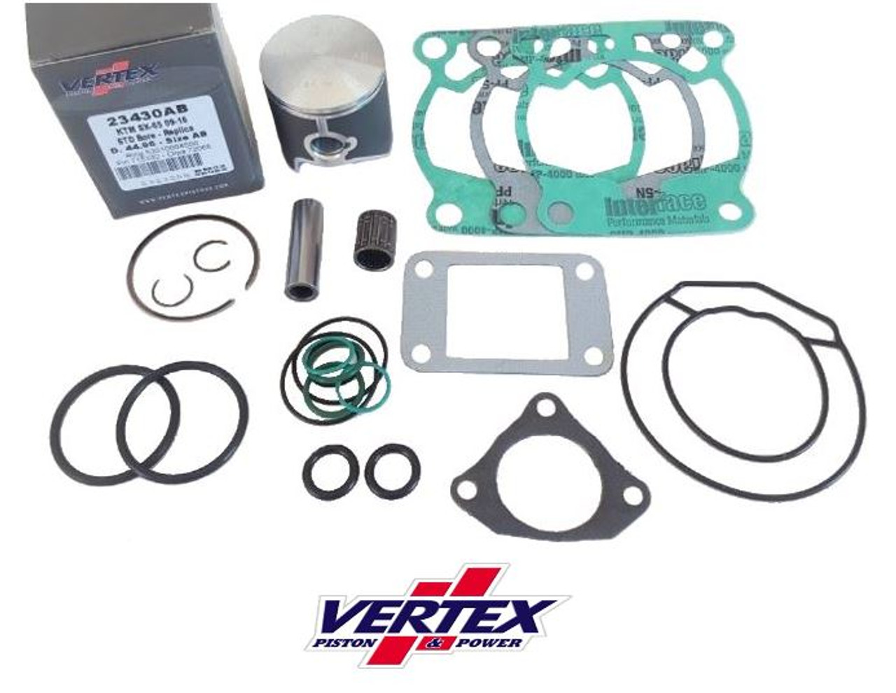 GAS GAS MC65 2021-2023 TOP END ENGINE PARTS REBUILD VERTEX KIT 2