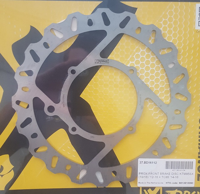 GAS GAS MC85 2021-2026 FRONT BRAKE DISC ROTOR BIG & SMALL WHEEL 