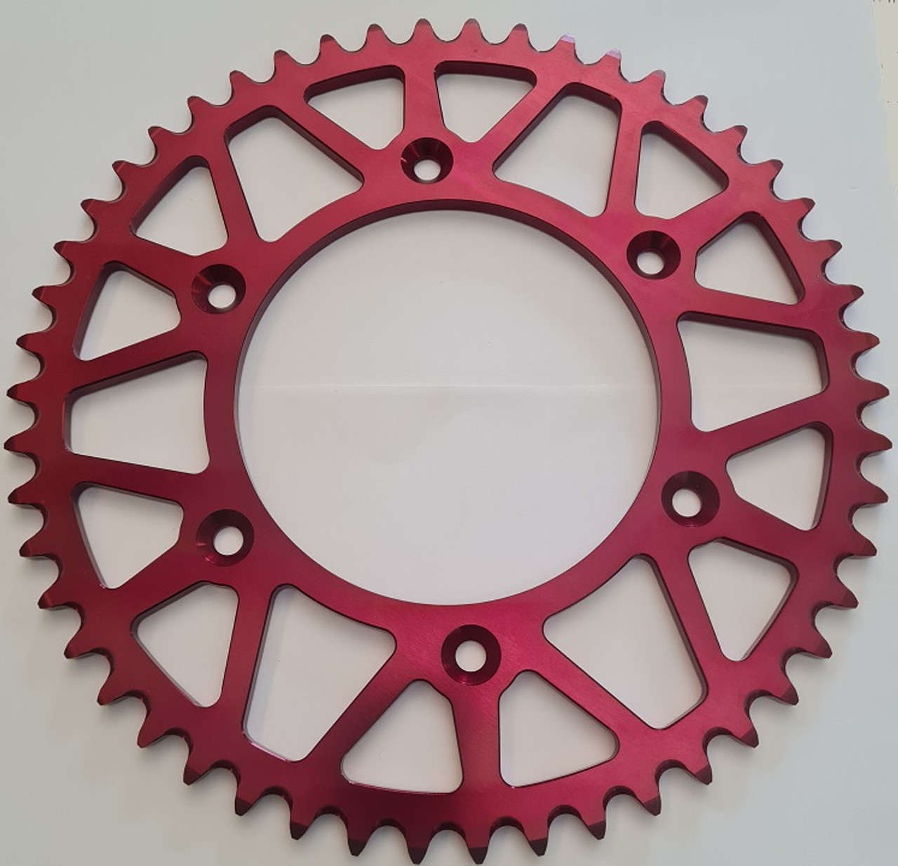 HONDA CRF250R 2004-2024 ALLOY REAR RED SPROCKET 50 TOOTH 