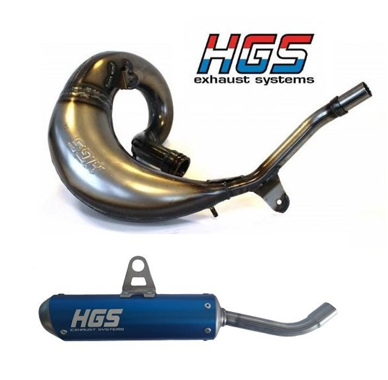 KTM 65SX 2016-2023 EXHAUST PIPE & BLUE MUFFLER HGS