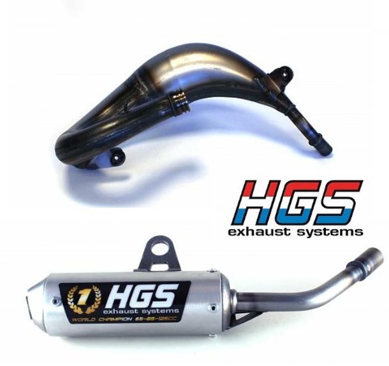 KTM 50SX 2024-2025 HGS EXHAUST PIPE & MUFFLER SYSTEM 