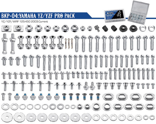 YAMAHA 2003-2024 YZ85 YZ125 YZ250 YZ250F YZ450F BOLT KIT 172 PCE 