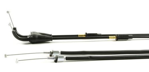 KAWASAKI KX450F 2006-2026 THROTTLE CABLES BLACK VINYL PROX 