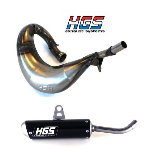 HUSQVARNA TC85 2018-2024 HGS EXHAUST PIPE & BLACK MUFFLER 