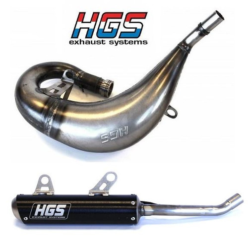 GAS GAS MC125 2024 HGS EXHAUST PIPE & BLACK SILENCER 