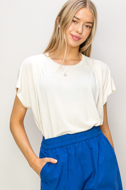 Cropped Top with Sleeves