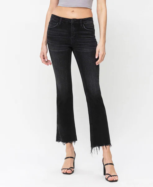 Midrise Crop Flair Jean
