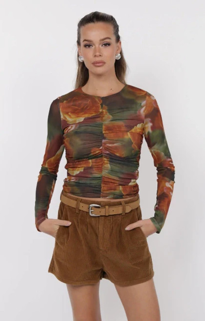 Heart Beats Mesh Top