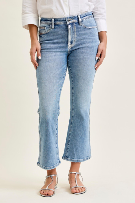 MR Kick Flare Foiled Seam Jean