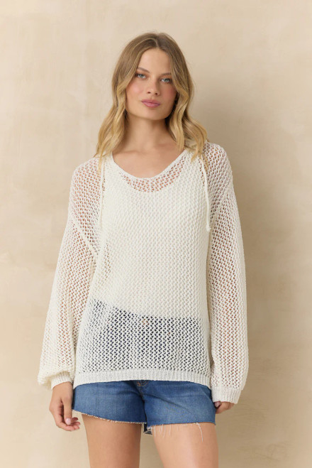 White Yacht Club Beach Hoodie