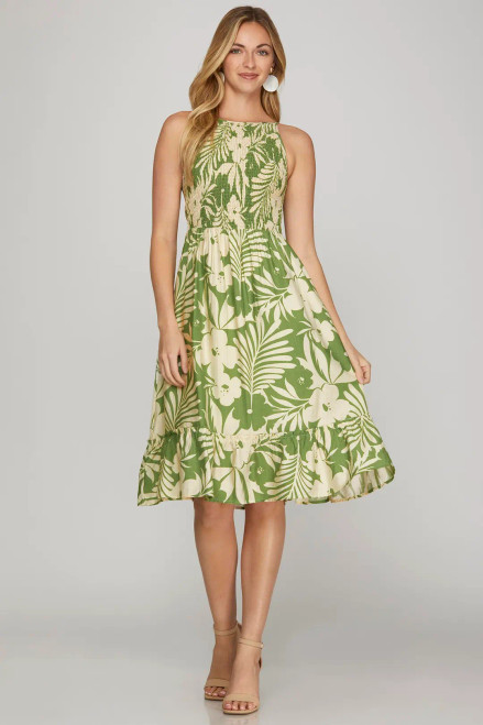 Cami Floral Smocked Mini Dress