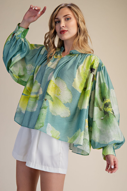 Sage L/S Voluminous Blouse