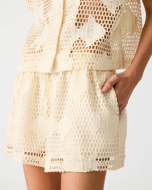 Sandra Ivory Lace Short