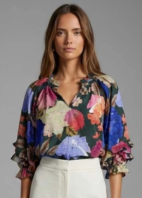 Night Blossom Blouse