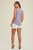 Slub Knit Tank Top Round Neck and Hem