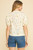 Floral Balloon Sleeve  Blouse