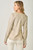 Champagne Dot Cowl Neck Blouse