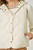 Ivory Quilted Hoodie Vest