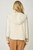 Ivory Quilted Hoodie Vest