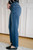 Mid Rise Side Seam Straight Leg Jean