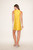 Marigold Satin Shift Dress