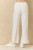 White Comfort Cord Wide Leg Pant