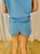 Salty Blue Cloud Fleece Shorts