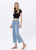 High Rise Crop Slim Wide Jean