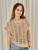 Blush Gold Open Weave Sweater