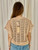 Blush Gold Open Weave Sweater