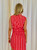 Pink Stripe Tie Waist Mini Dress