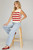Red Stripe S/L Sweater