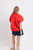 Poplin V-Neck Collar Top