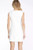 Off White Sleeveless Asymmetrical Dress