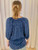 Emile Indigo Print Top